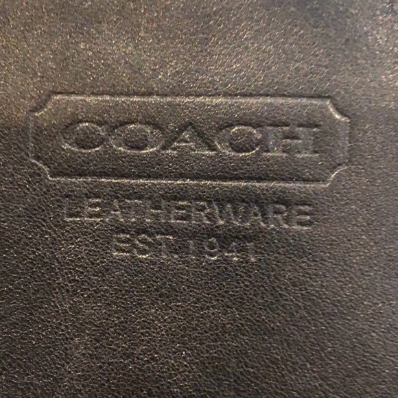 Coach Black Leather Bag - Picture 5 of 10
